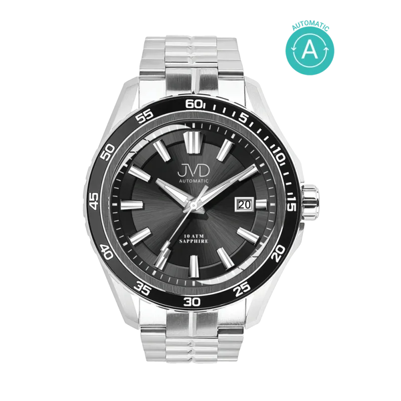 JVD Pánské ocelové vodotěsné ocelové hodinky AUTOMATY JVD JE1013.1