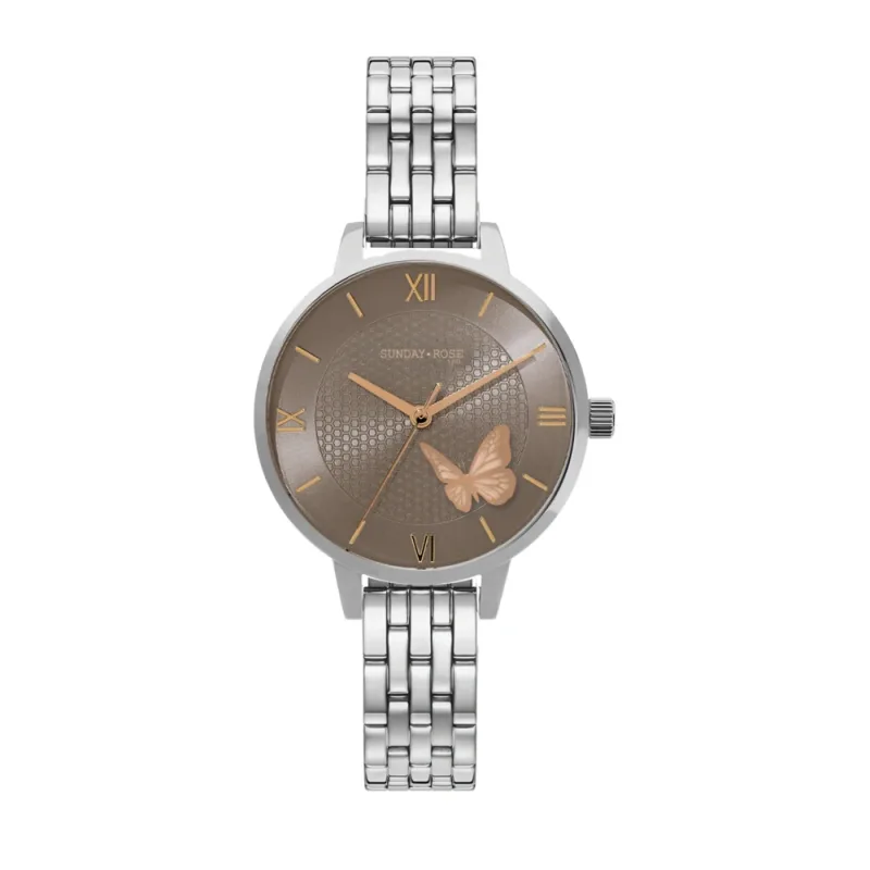 SUNDAY ROSE Dámské luxusní designové hodinky SUNDAY ROSE Fashion SUN-F23