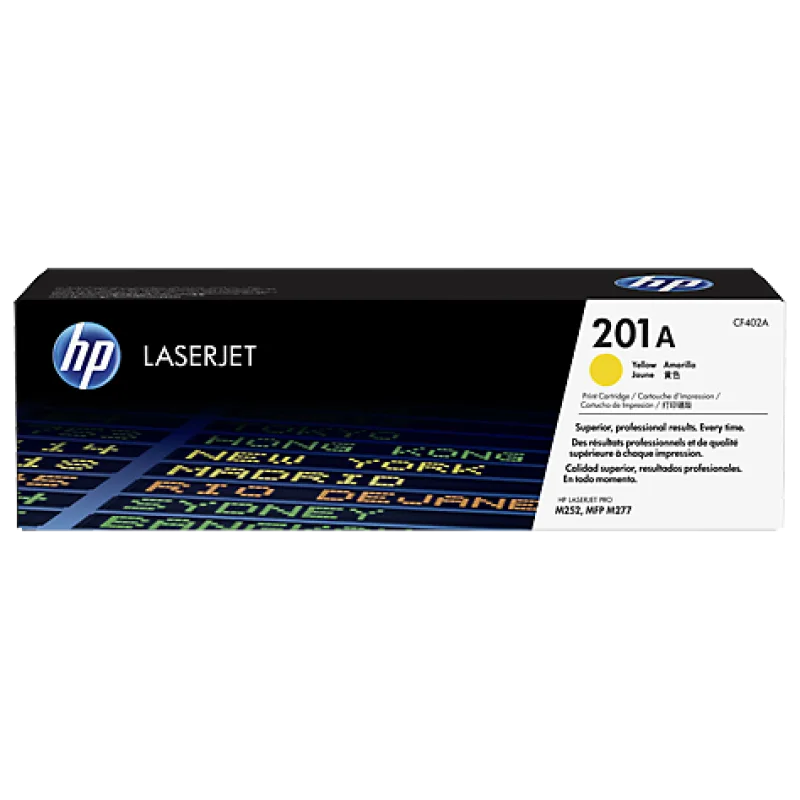 CF402A Žltá tonerová kazeta HP201A LaserJet CF402A