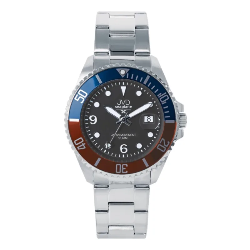 Pánské mohutné vodotěsné náramkové hodinky JVD J1120.4 - 10ATM