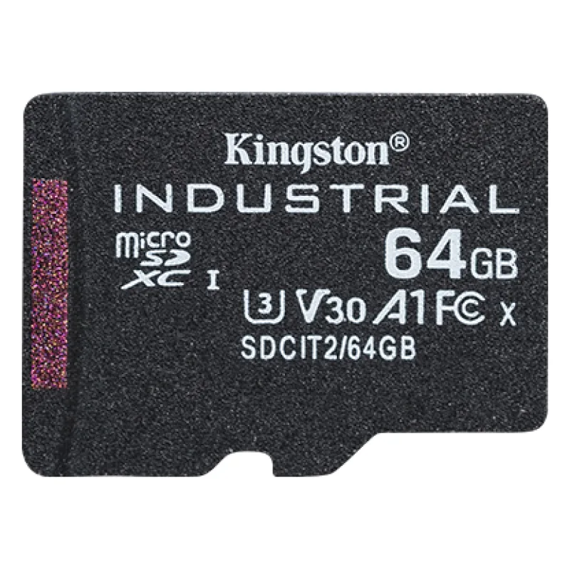 Kingston Industrial/ micro SDHC/ 64GB/ UHS-I U3 / Class 10 SDCIT2/64GBSP