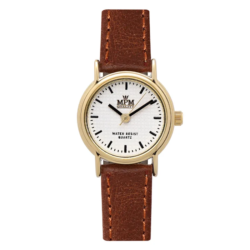 MPM Klasické dámské hodinky na prošívaném řemínku MPM Trouw - M W02M.10718.M