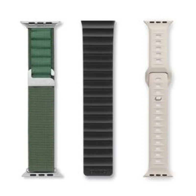 Aiino - Koa band for Apple Watch (1-10 Series) 42-49 mm - Ardesia Black…