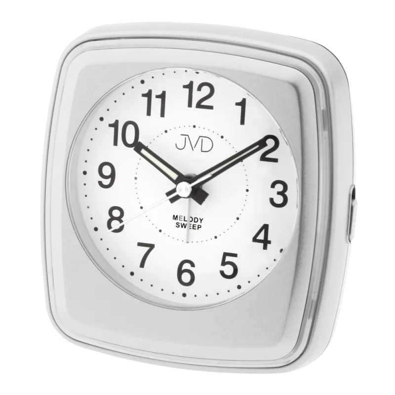 JVD Analogový bateriový netikající tichý budík JVD SRP313.2