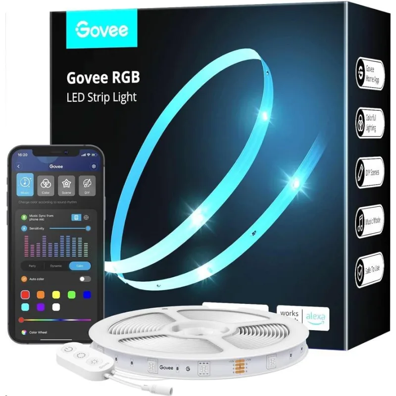 Govee WiFi RGB Smart LED pásek 5m H615A3A3