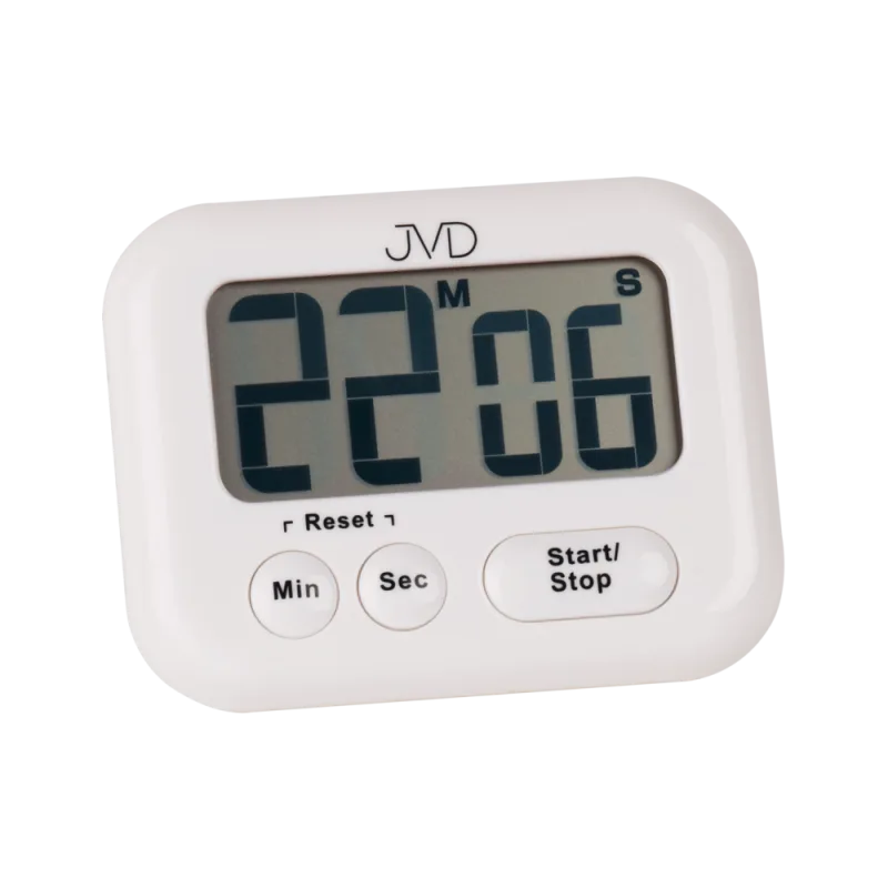 Bílá moderní digitální minutka JVD DM97