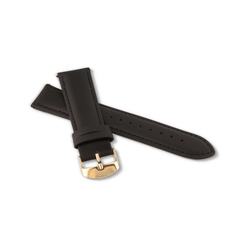 JVD Pánský kožený černý řemínek Architect RAC-073