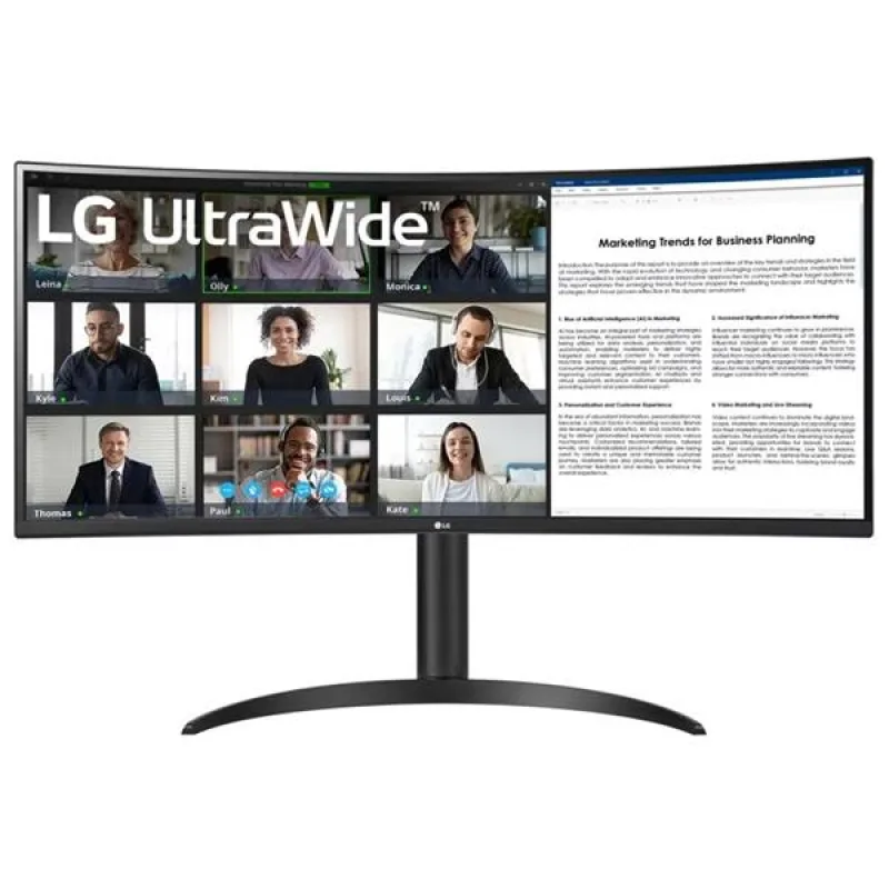 LG 34WR55QK-B 34"W VA LED 3440x1440 5M:1 5ms 300cd DP HDMI USB-C(65W) HAS…
