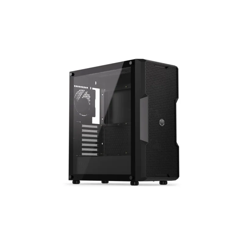ENDORFY Case Regnum 400 Air, Průhledná bočnice, ATX, 4x120mm, černá…