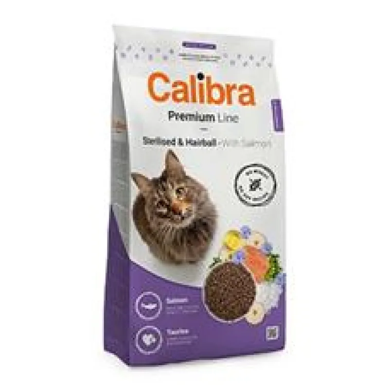 Calibra Cat Premium Line Steril.&Hairball w. Salm 10kg