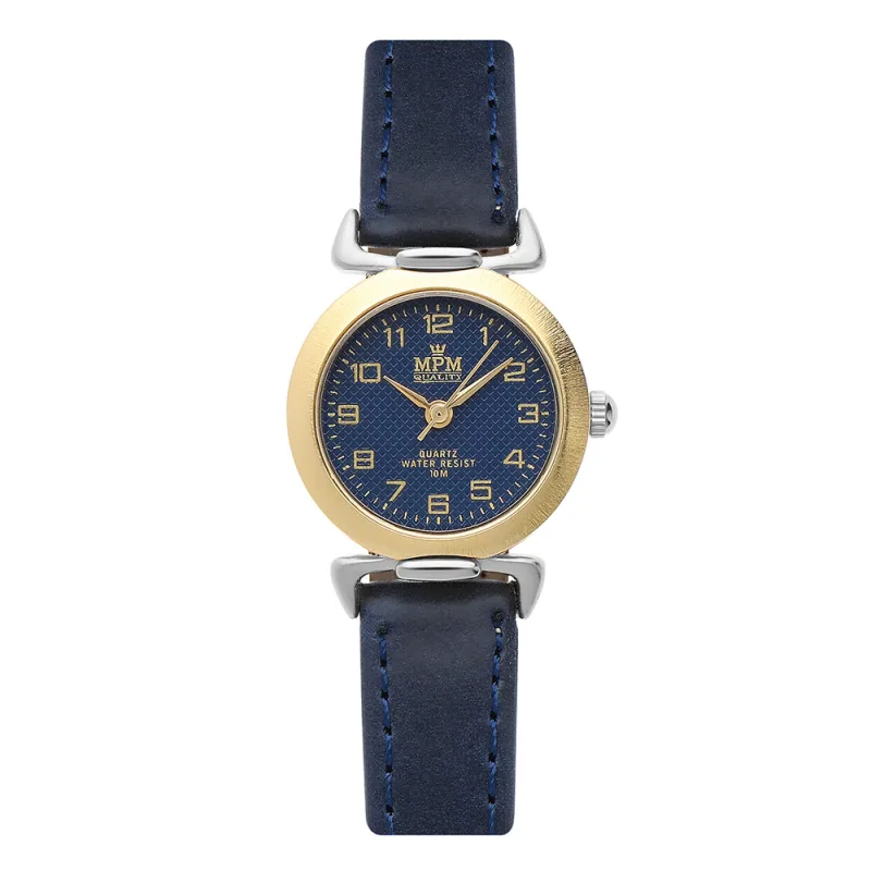 MPM Elegantní dámské hodinky se stylovým strukturovaným číselníkem MPM Tanisha - E W02M.10838.E