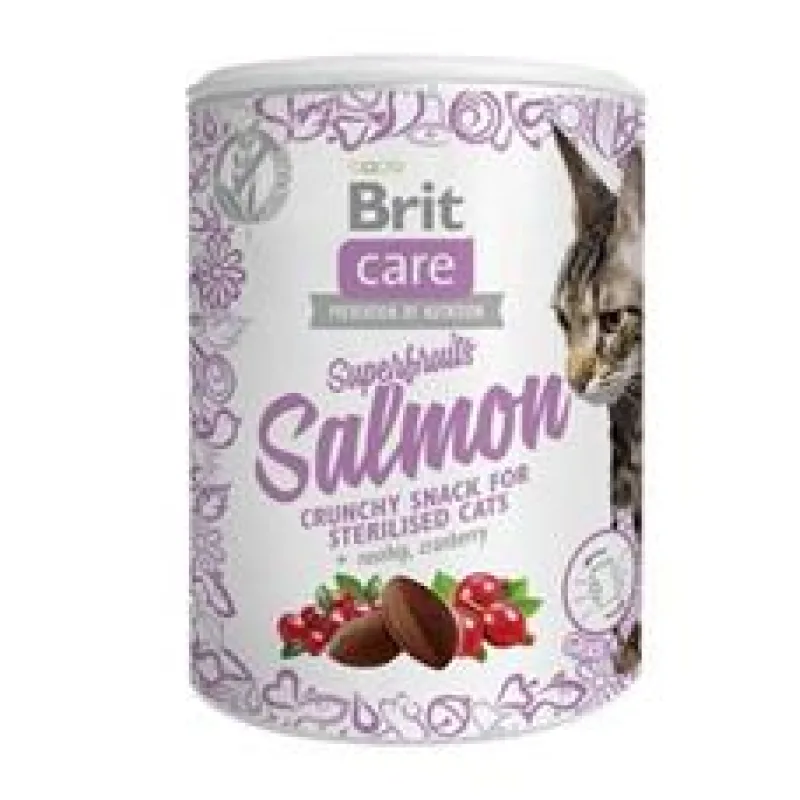 Brit Care Cat Snack Superfruits Salmon 100 g