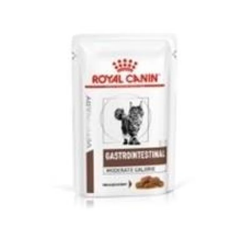 Royal Canin Veterinary Diet Cat Gastrointestinal Moderate Calorie kapsa 12x85 g