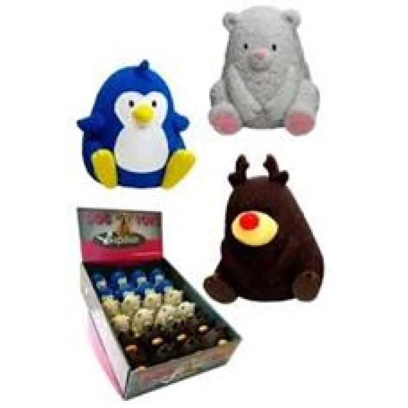 HRAČKA LATEX MEDVĚD/TUČNÁK/JELEN 8,5 CM 1 ks