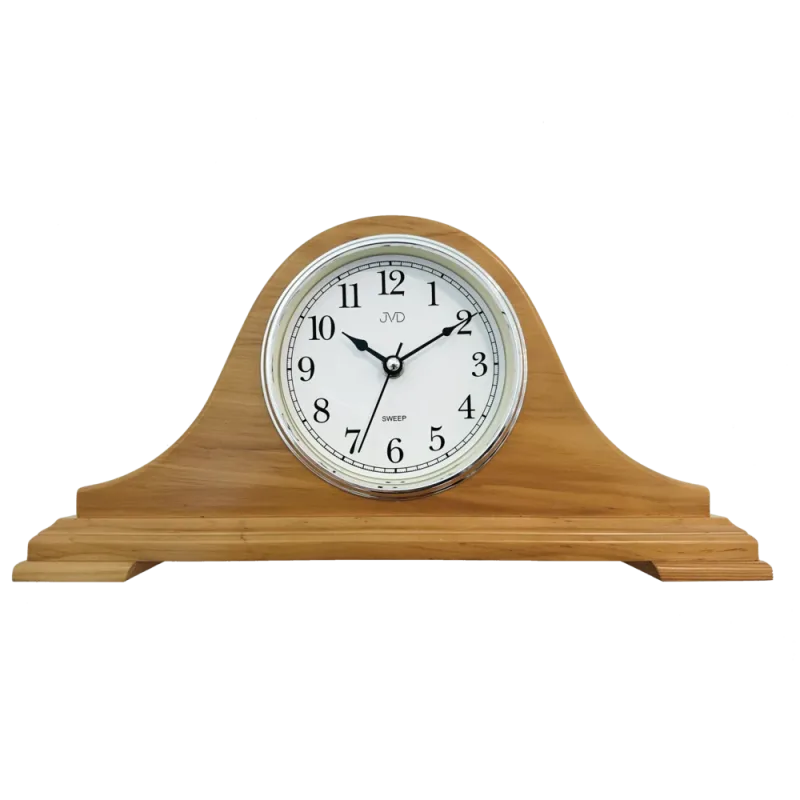 JVD Netikající tiché dřevěné stolní hodiny JVD HS3290/68
