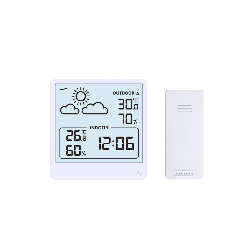 JVD Digitální bílý budík do el. sítě JVD SB3347.1