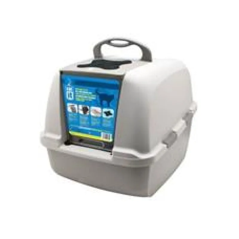 WC kočka kryté domek JUMBO šedé 1 ks