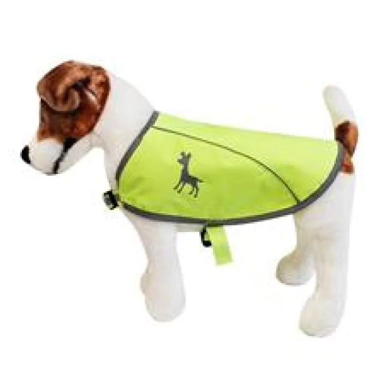 Alcott Reflexní vesta pro psy, žlutá velikost M