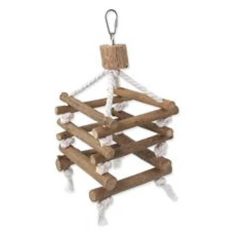 Hračka EPIC PET závěsná dřevěná - žebřík vícestranný 35cm 1 ks