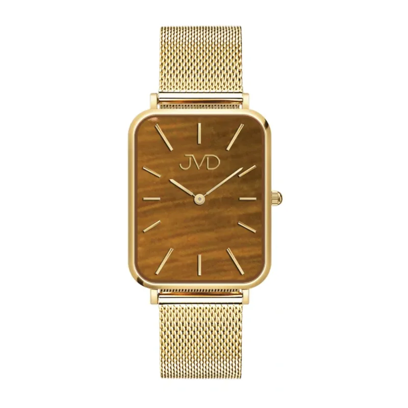 JVD Luxusní dámské nerezové pozlacené ocelové hodinky JVD J-TS69