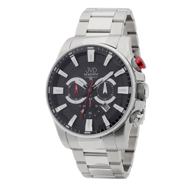 Pánské vodotěsné náramkové hodinky JVD JE1004.2 - chronograf 10ATM