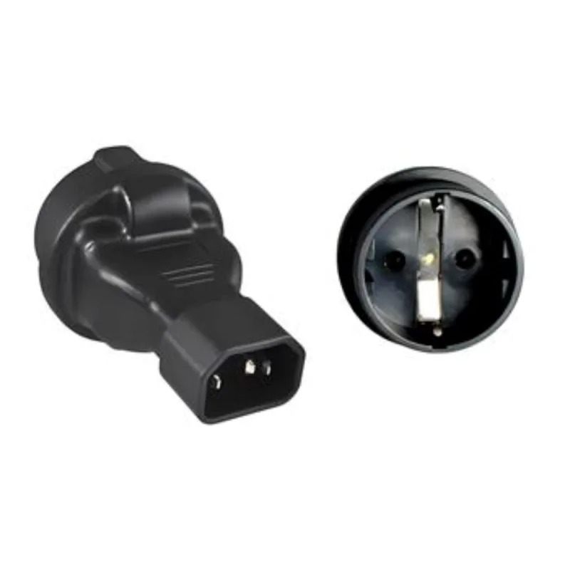 Adaptér IEC C14 na SCHUKO CEE 7/ 3 napětí 230V, 10A kpsr-05