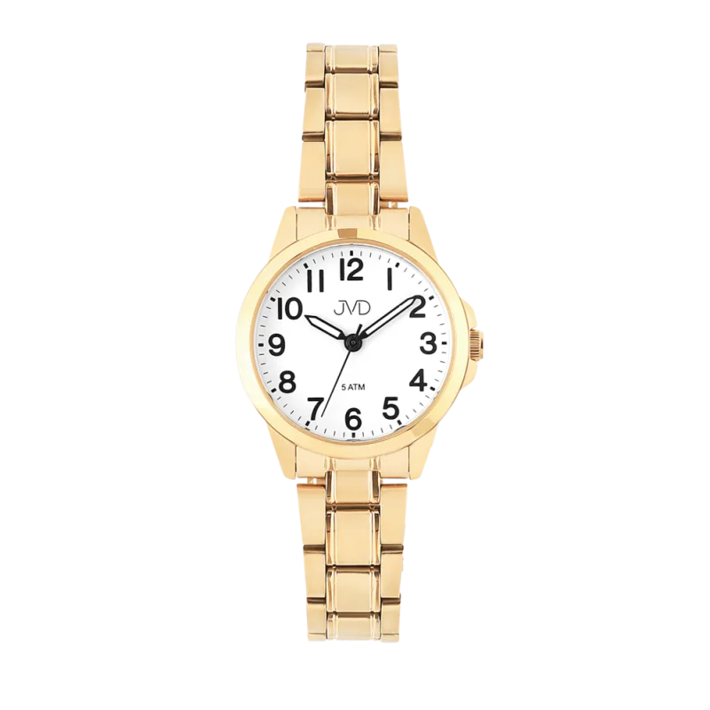 JVD Dámské ocelové zlacené kvalitní hodinky JVD J4197.3