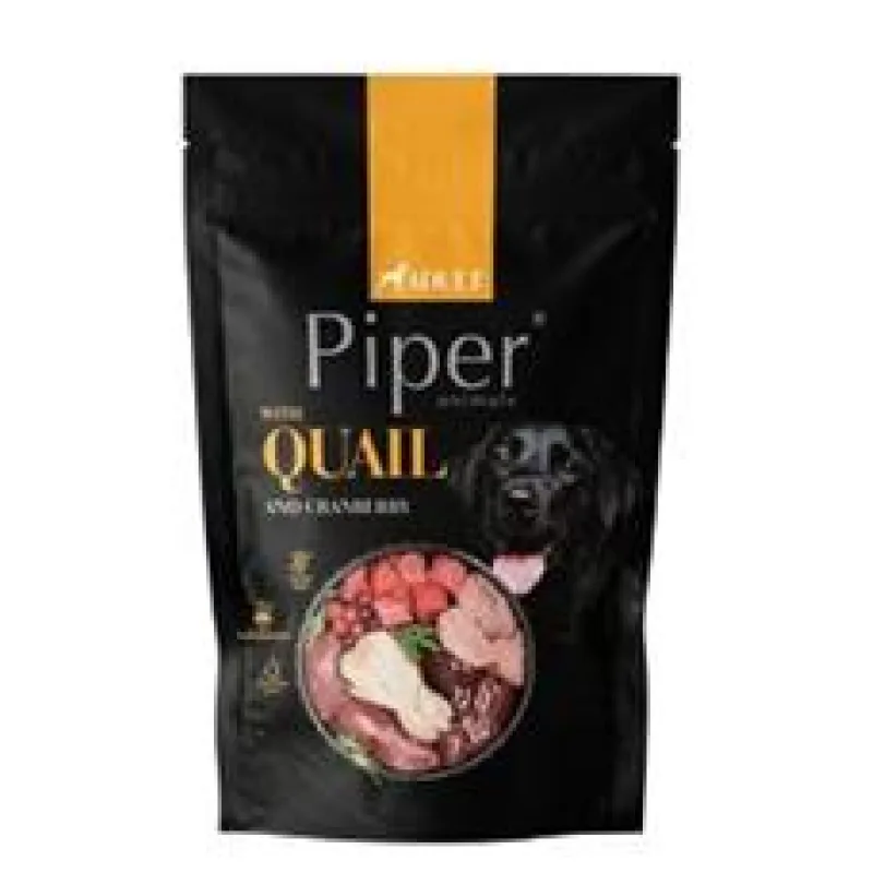 PIPER s křepelkou, kapsička pro psy 500g