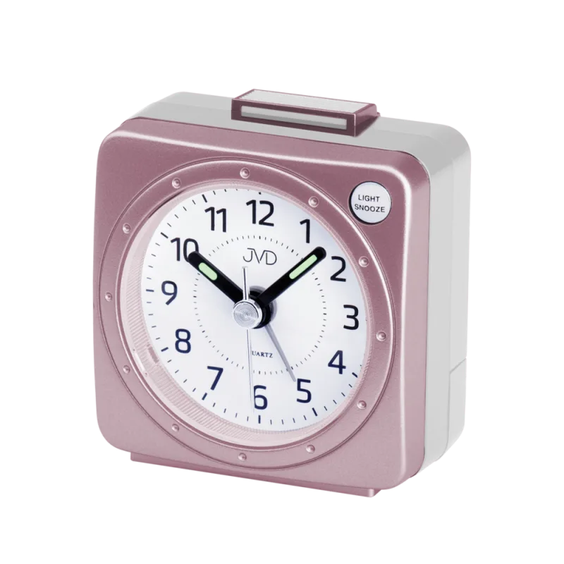 JVD Nejlevnější analogový budík JVD quartz SR220.6 s osvětlením