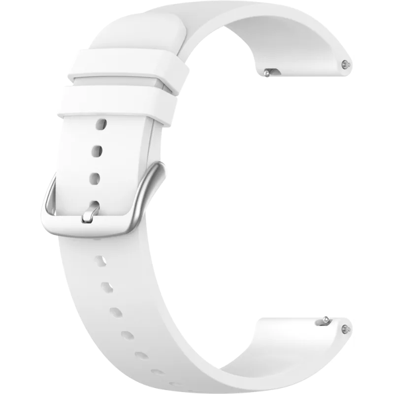 LAVVU Bílý silikonový řemínek na hodinky - 14 LS00W14
