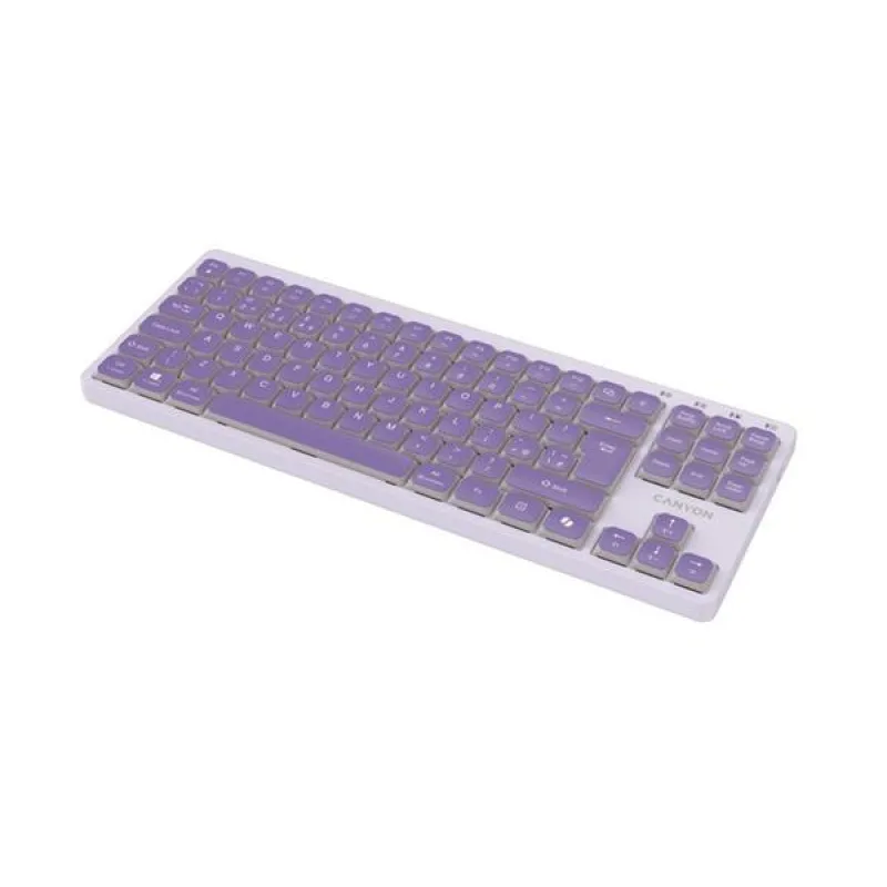 Canyon OnType 10, klávesnica, mechanická, USB, multimediálna, fialová CNS…