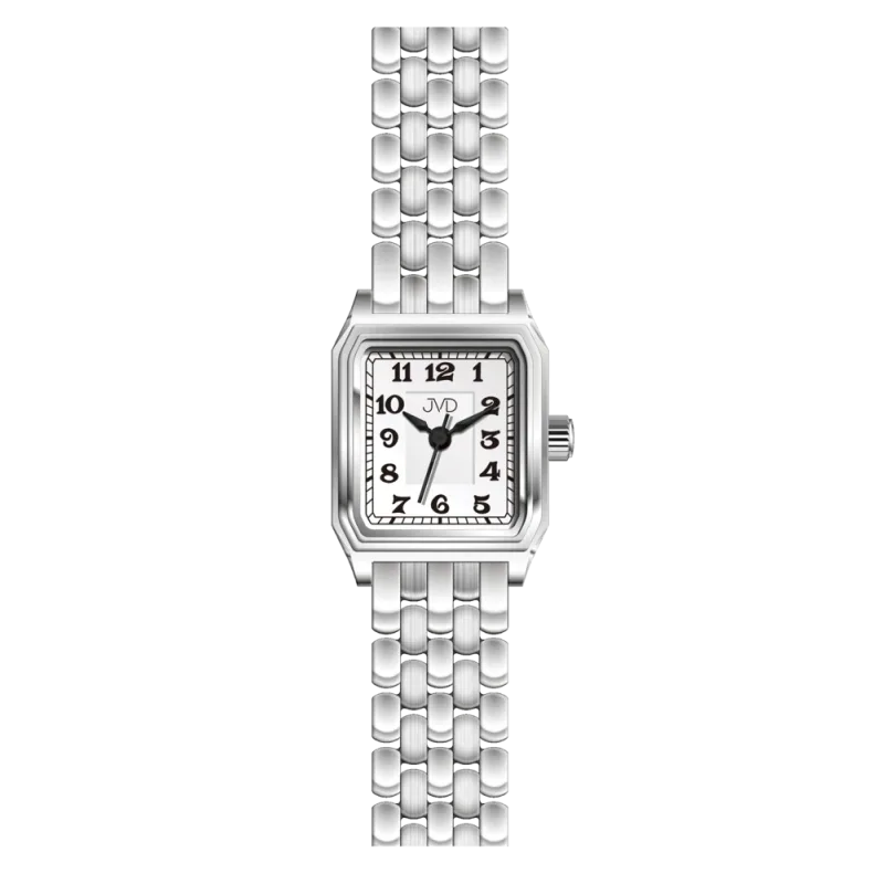 JVD Dámské stříbrné ocelové přehledné hodinky JVD J4203.1