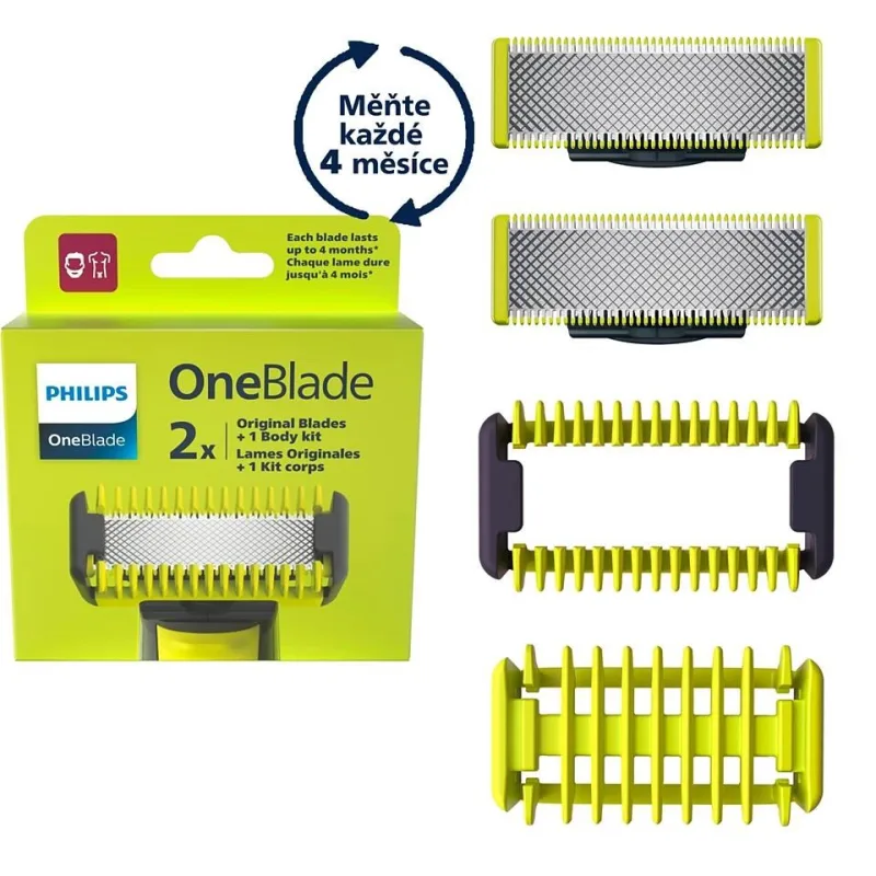 Philips OneBlade QP620/ 50 sada Tvář + Tělo QP620/50