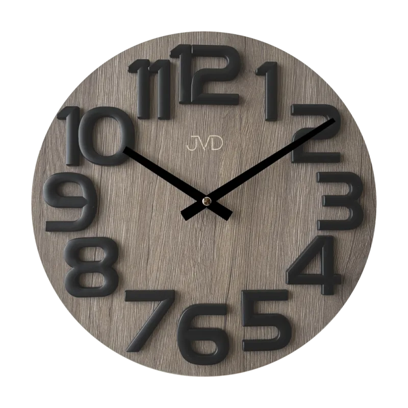 JVD Luxusní dřevěné designové hodiny JVD HT134.1