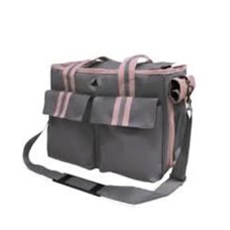 Taška Isabella šedorůžová 1 ks