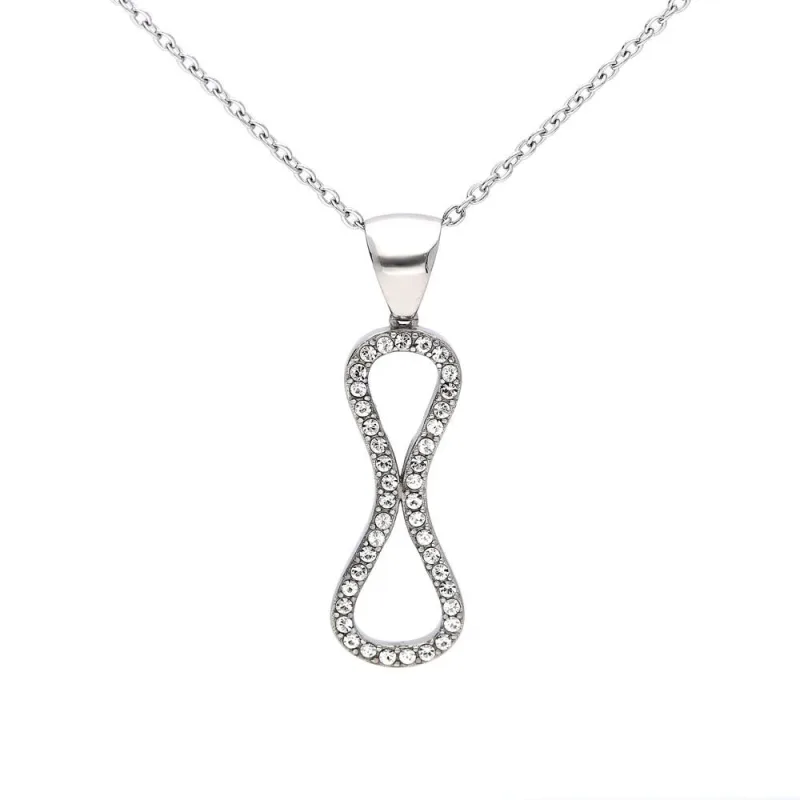 MPM Ocelový náhrdelník z chirurgické oceli Necklace 8008, Silver
