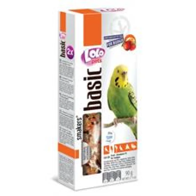 LOLO SMAKERS 2 klasy ovocné pro andulky 90 g