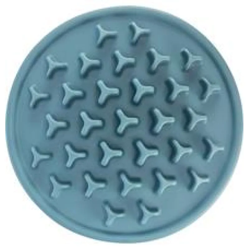 Protihltací talíř Slow feeding PILLARS, k pomalému krmení, TPE, ø 35 cm, modrá 1 ks