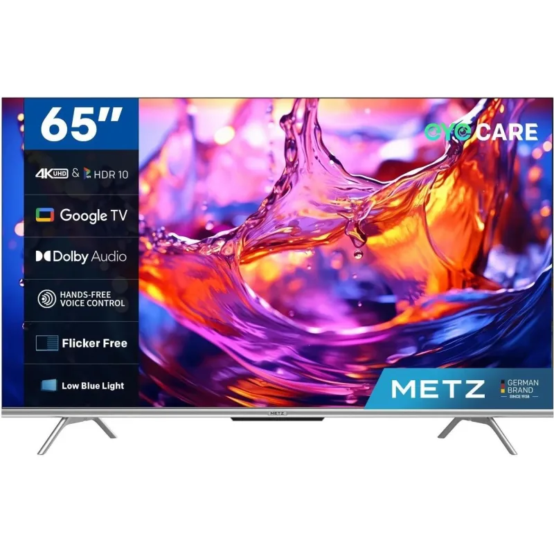 Metz 65MUD7000Z 65" TV, 4K Ultra HD, LED, Bluetooth, WiFi, Google TV…