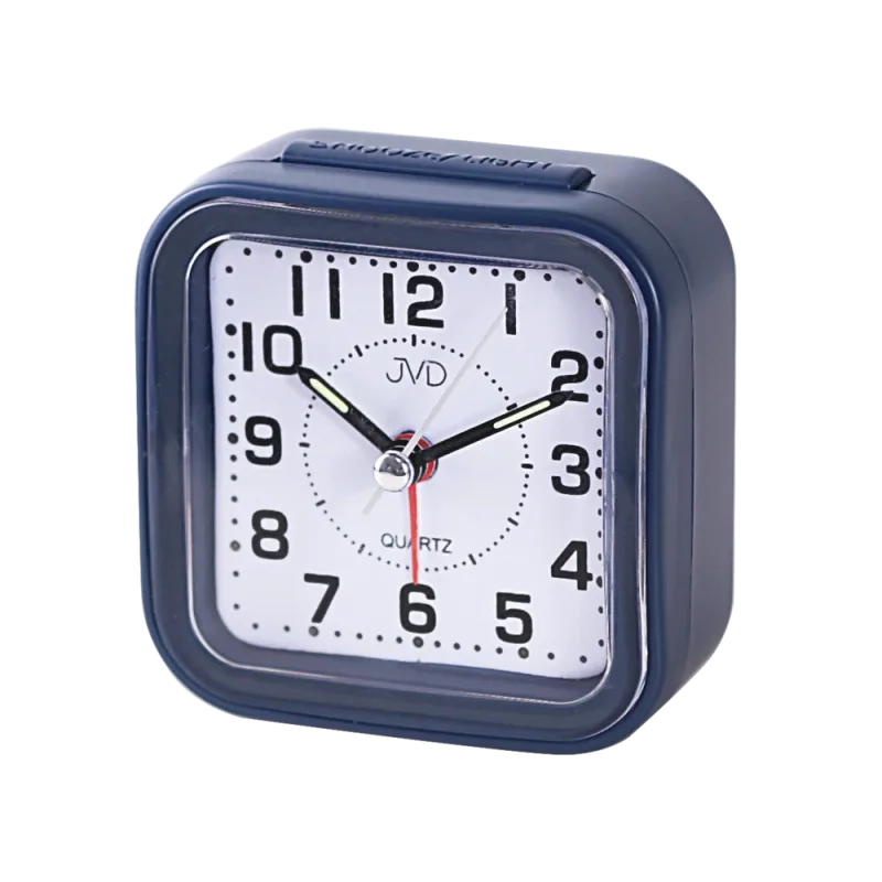 JVD Levný analogový ručkový budík JVD SRP6808.1 s osvětlením
