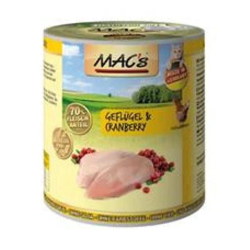 Konz. MACs Cat DRŮBEŽ a BRUSINKA 200 g
