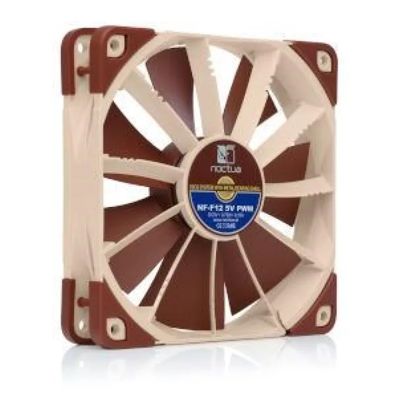 NOCTUA Ventilátor NF-F12 5V PWM, 120mm, hnědá NF-F12 5V PWM