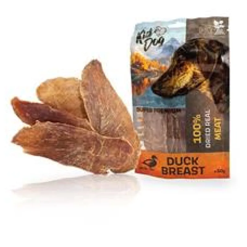 KIDDOG SUPER PREMIUM 100% kachní prsa, tenké plátky 50g