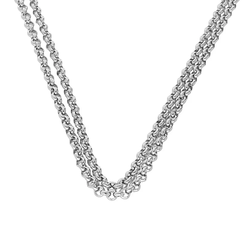 MPM Ocelový nerezový řetízek 7562 - stříbrné barvy SNE.7562