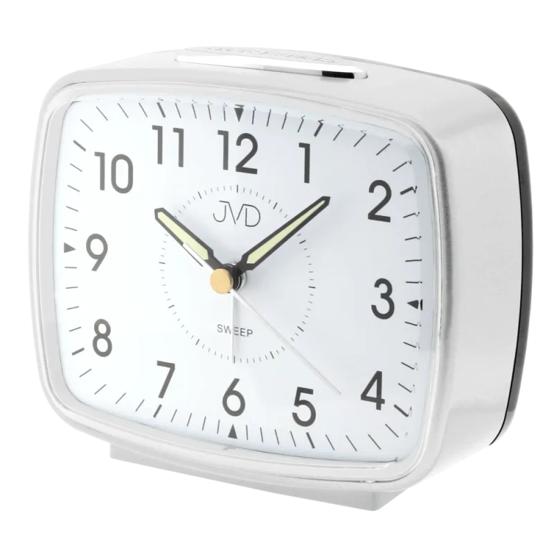 Analogový budík JVD sweep SRP905.3 s mechanickým zvoněním