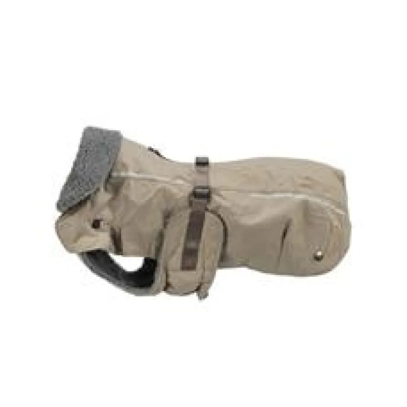 Kabátek ROUEN 2 v 1, buldog střih, písková M:52cm, hruď:54-84cm, krk:54-66cm