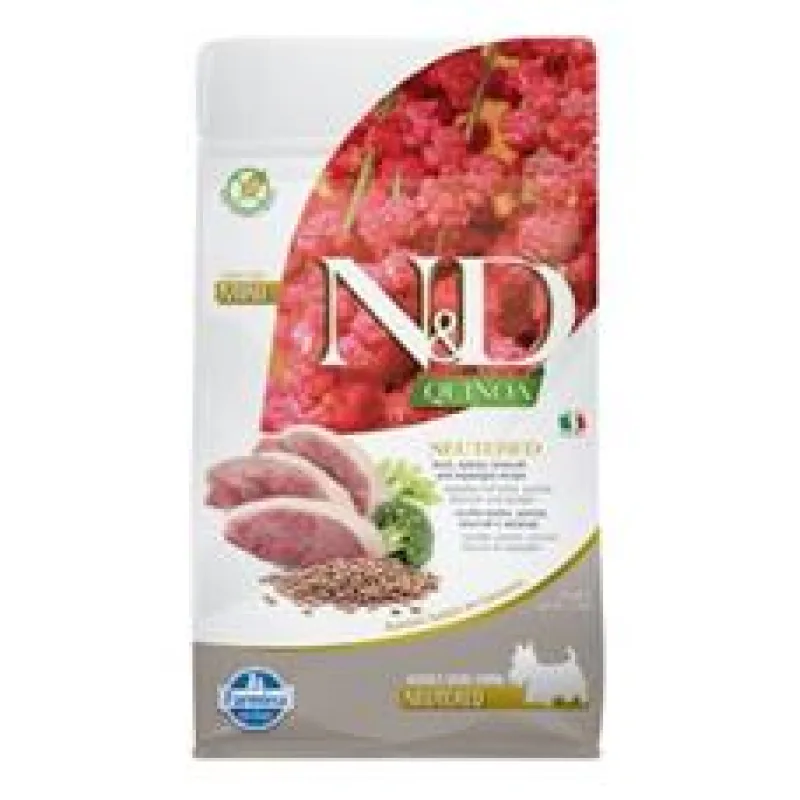 N&D Quinoa DOG Neutered Adult Mini Duck&Broccoli 2,5kg 2,5 kg