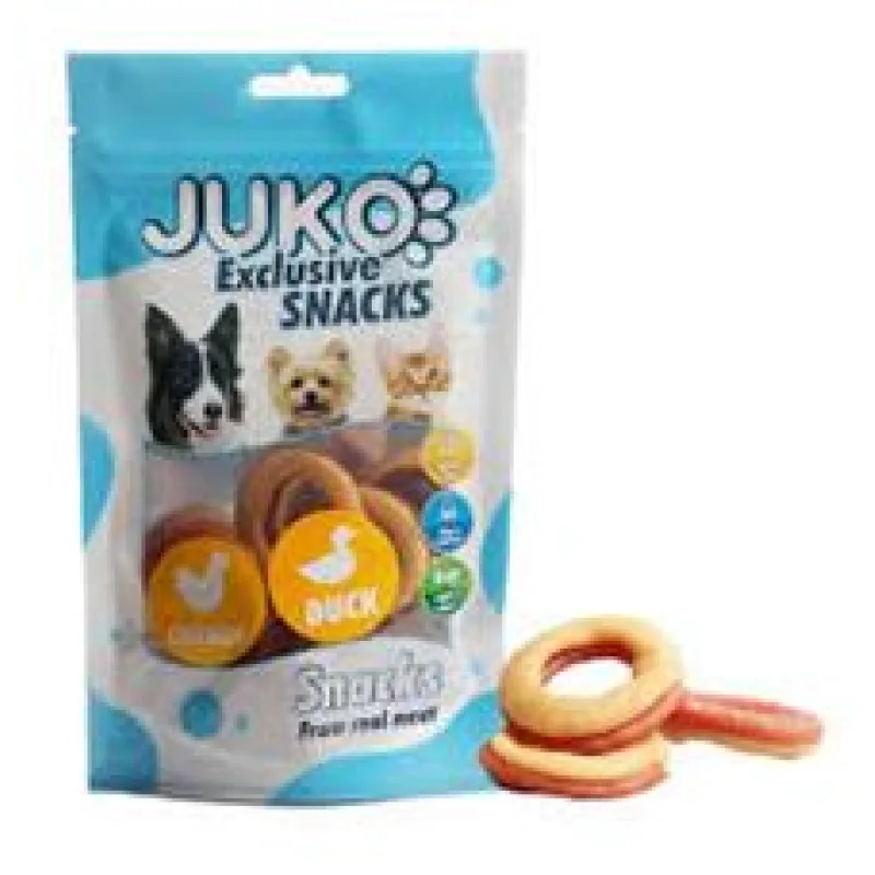 Chicken & Duck Doughnuts JUKO Snacks 250g