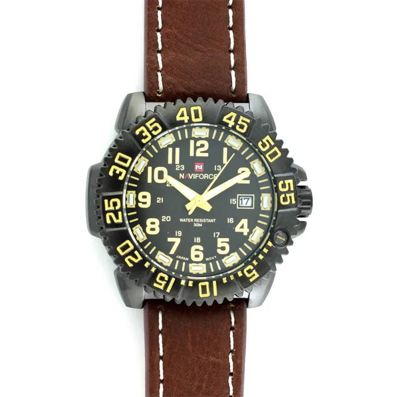 MPM Pánské hodinky s koženým páskem W01X.10857.C