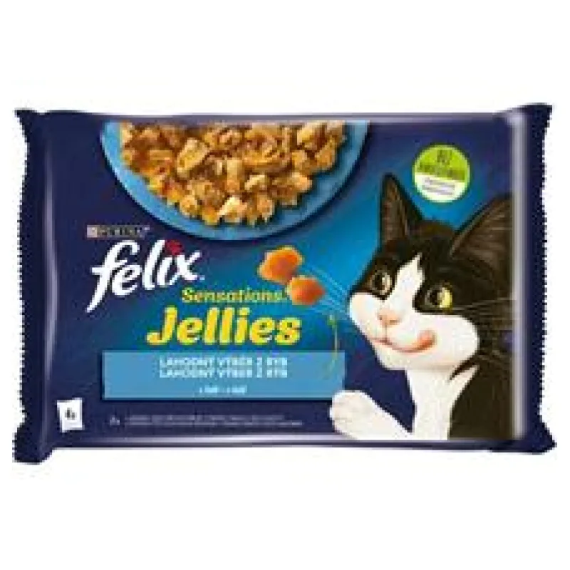Felix cat kaps.-Sens.Multipack losos,treska v želé 4 x 85 g